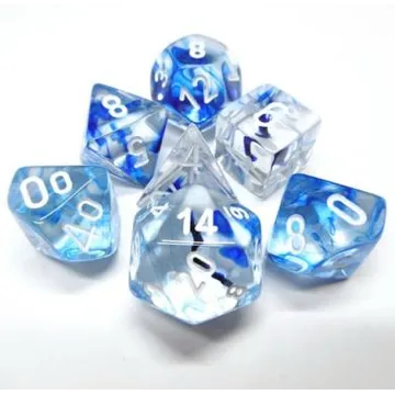 Chessex Nebula Dark Blue with White - slika proizvoda pod brojem: 1