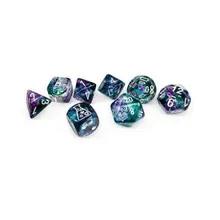 Preporučeni proizvod: Chessex Nebula Flourtie with White 7-Dice Set with bonus die (Lab Dice)