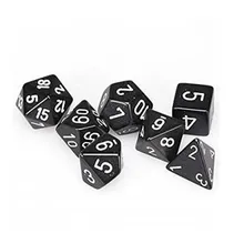 Preporučeni proizvod: Chessex Opaque Black with White