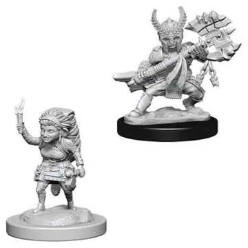 D&D Nolzur's marvelous miniatures - Female Halfling Fighter - slika proizvoda pod brojem: 1