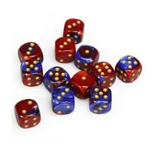 Preporučeni proizvod: Chessex Gemini Blue Red with Gold 16mm D6 (12 Dice)