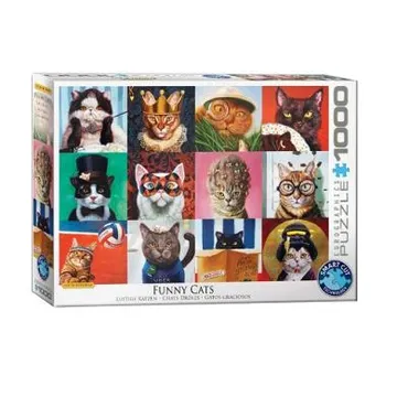 Puzzle Funny Cats by Lucia Heffernan - slika proizvoda pod brojem: 1