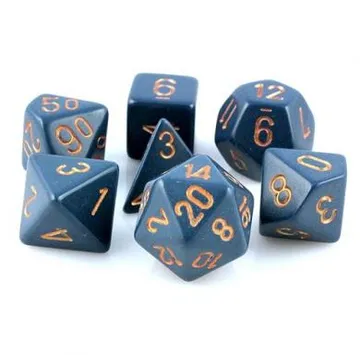 Chessex Opaque Dusty Blue with Copper - slika proizvoda pod brojem: 1