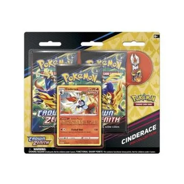 Pokemon TCG Crown Zenith Cinderace Pin Collection - image of product number: 1