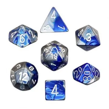 Chessex Gemini Blue Steel with White - slika proizvoda pod brojem: 1