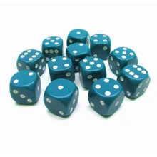 Preporučeni proizvod: Chessex Opaque Light Blue with White 16mm D6 Dice Block (12 Dice)