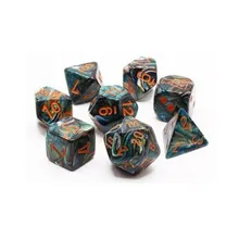Preporučeni proizvod: Chessex Lustrous Alpestris with Orange 7-Dice Set (Lab Dice)