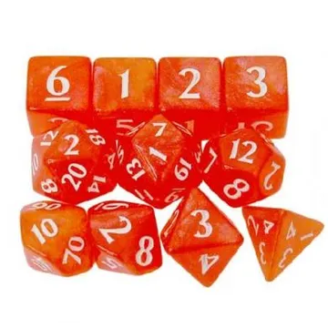 Eclipse 11- Dice Set Pumpkin Orange - image of product number: 1
