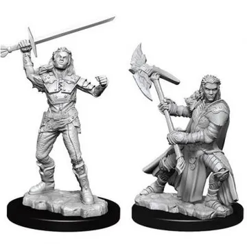 D&D Nolzur's marvelous miniatures - Female Half-Orc Fighter - slika proizvoda pod brojem: 1