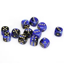 Preporučeni proizvod: Chessex Gemini Black Blue with Gold 16mm D6 (12 Dice)