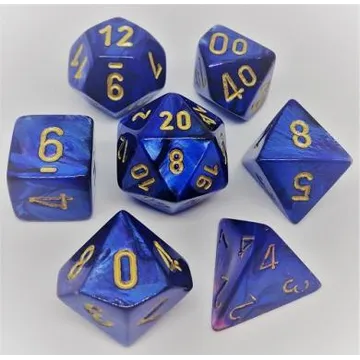 Chessex Borealis Royal Blue with Gold - slika proizvoda pod brojem: 1