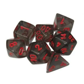 Chessex Translucent Smoked with Red - image of product number: 1