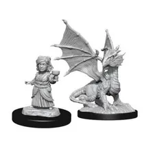 Preporučeni proizvod: D&D Nolzur's Marvelous Miniatures Silver Dragon Wyrmling & Female Halfling