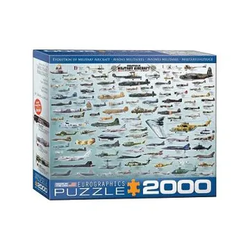 Puzzle Evolution of Military Aircraft - slika proizvoda pod brojem: 1