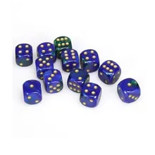 Preporučeni proizvod: Chessex Gemini Blue Green with Gold 16mm D6 (12 Dice)