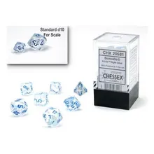 Preporučeni proizvod: Chessex Mini Borealis Luminary Icicle with Light Blue 7 - Dice Set