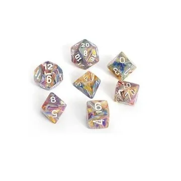 Chessex Mini Festive Carousel with White 7-Dice Set - slika proizvoda pod brojem: 1