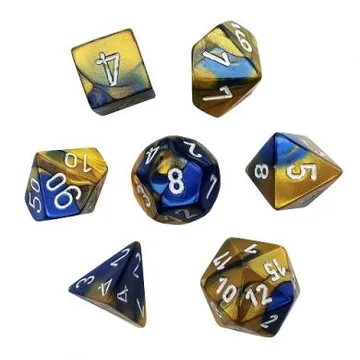 Chessex Gemini Blue Gold with White - slika proizvoda pod brojem: 1
