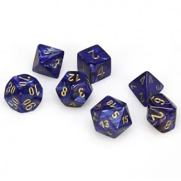 Chessex Scarab Royal Blue with Gold - slika proizvoda pod brojem: 1