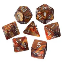 Preporučeni proizvod: Chessex Lustrous Gold with Silver 7- Dice Set