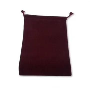 Small Suedecloth Dice Bag Burgunndy - slika proizvoda pod brojem: 1