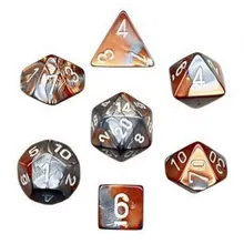 Preporučeni proizvod: Chessex Gemini Copper Steel with White
