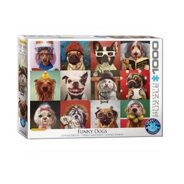 Puzzle Funny Dogs by Lucia Heffernan - slika proizvoda pod brojem: 1