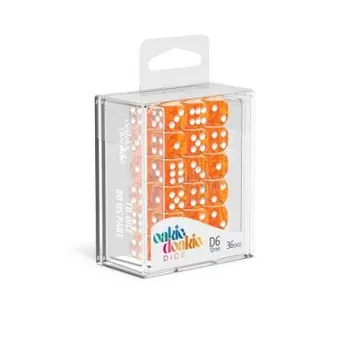 Oakie Doakie D6 x 12 Orange Dice Set - slika proizvoda pod brojem: 1