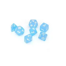 Preporučeni proizvod: Chessex Mini Frosted Caribbean with White 7-Dice Set