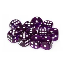 Preporučeni proizvod: Chessex Translucent Purple with White 16mm D6 (12 Dice)