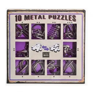 10 Metal Puzzles Purple - slika proizvoda pod brojem: 1