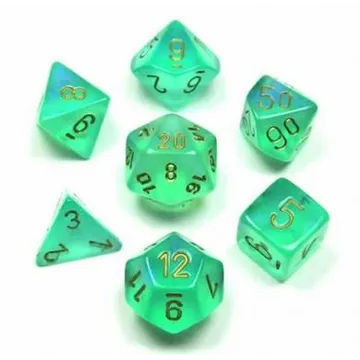 Chessex Borealis Light Green with Gold - slika proizvoda pod brojem: 1