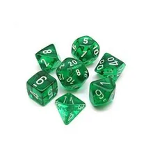 Preporučeni proizvod: Chessex Translucent Green with White