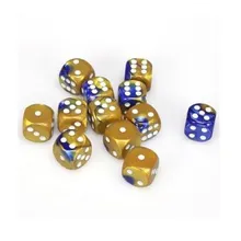 Preporučeni proizvod: Chessex Gemini Blue Gold wih White 16mm D6 (12 Dice)