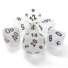 Preporučeni proizvod: Chessex Frosted Clear with Black