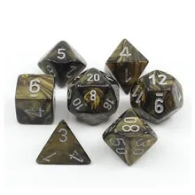 Preporučeni proizvod: Chessex Leaf Black Gold with Silver 7- Dice Set