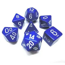 Preporučeni proizvod: Chessex Opaque Blue with White