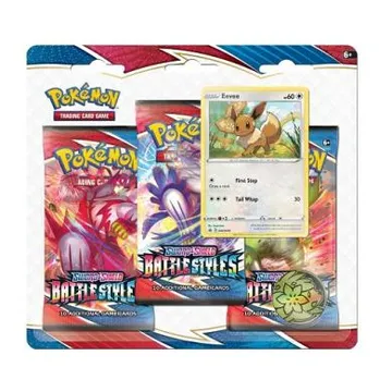 Pokemon TCG Sword & Shield Battle Styles 3 Booster Blister (Eevee) - slika proizvoda pod brojem: 1