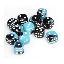 Preporučeni proizvod: Chessex Gemini Black Shell with White 16mm D6 (12 Dice)