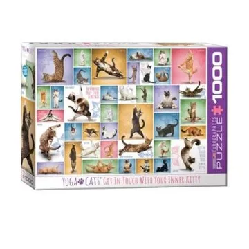 Puzzle Yoga Cats - slika proizvoda pod brojem: 1