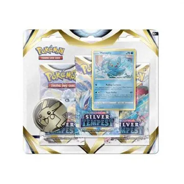 Pokemon TCG Sword and Shield Silver Tempest 3-Booster Blister Manaphy - slika proizvoda pod brojem: 1