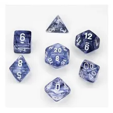 Preporučeni proizvod: Chessex Nebula Black with White 7-Dice Set