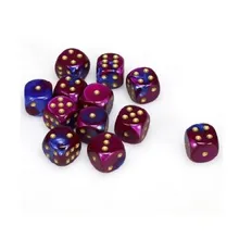 Preporučeni proizvod: Chessex Gemini Blue Purple with Gold 16mm D6 (12 Dice)