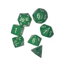 Preporučeni proizvod: Chessex Opaque Green with White