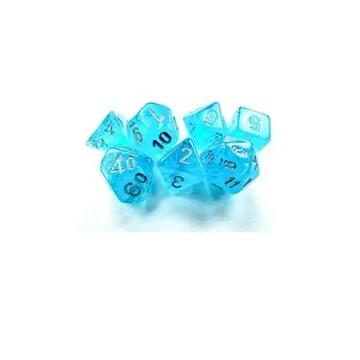 Chessex Mini Luminary Sky with Silver 7-Dice Set - slika proizvoda pod brojem: 1