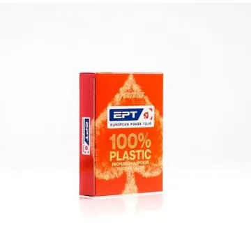 Fournier EPT 100% Plastic Red - slika proizvoda pod brojem: 1