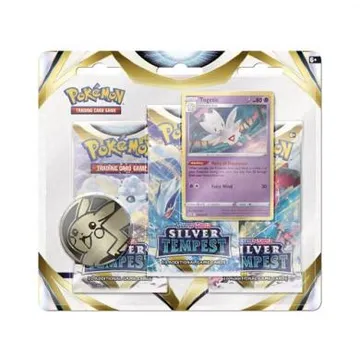 Pokemon TCG Sword and Shield Silver Tempest 3-Booster Blister Togetic - slika proizvoda pod brojem: 1