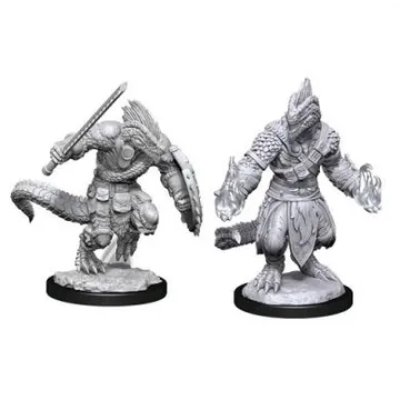 D&D Nolzur's Mini Lizardfolk Barbarian & Lizardfolk Cleric - slika proizvoda pod brojem: 1