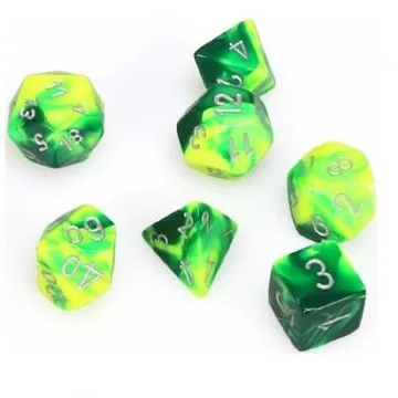 Chessex Gemini Green Yellow with Silver - slika proizvoda pod brojem: 1