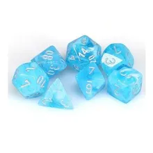 Preporučeni proizvod: Chessex Borealis Luminary Sky Blue with White 7-Dice Set